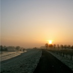 20150213 Het was weer koud en prachtig vanochtend