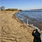 20150405 Platte man op het strand