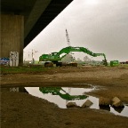 20110416 Werkzaamheden brug bij Ewijk