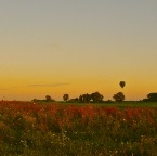 20120907 Ballon, zuring en zonsondergang