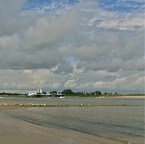 20120918 Varen op de Waal onder wolkencoulissen